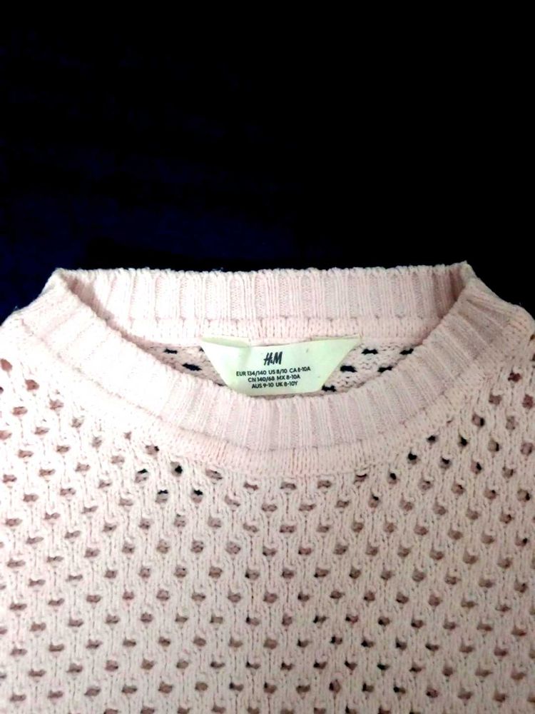H&amp;M Pink Knit Sweater