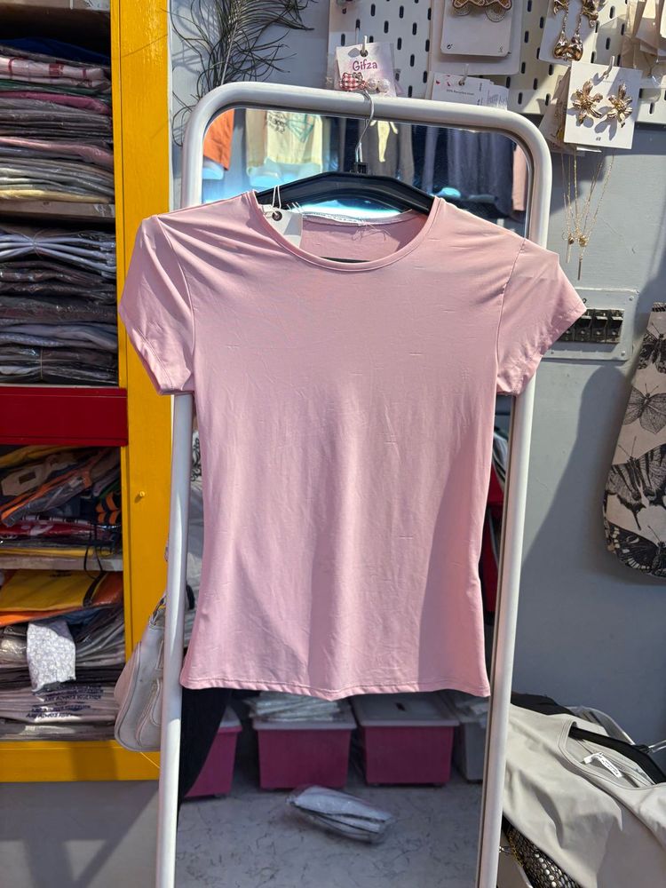 Soft Pink Basic T-Shirt Dry Fit