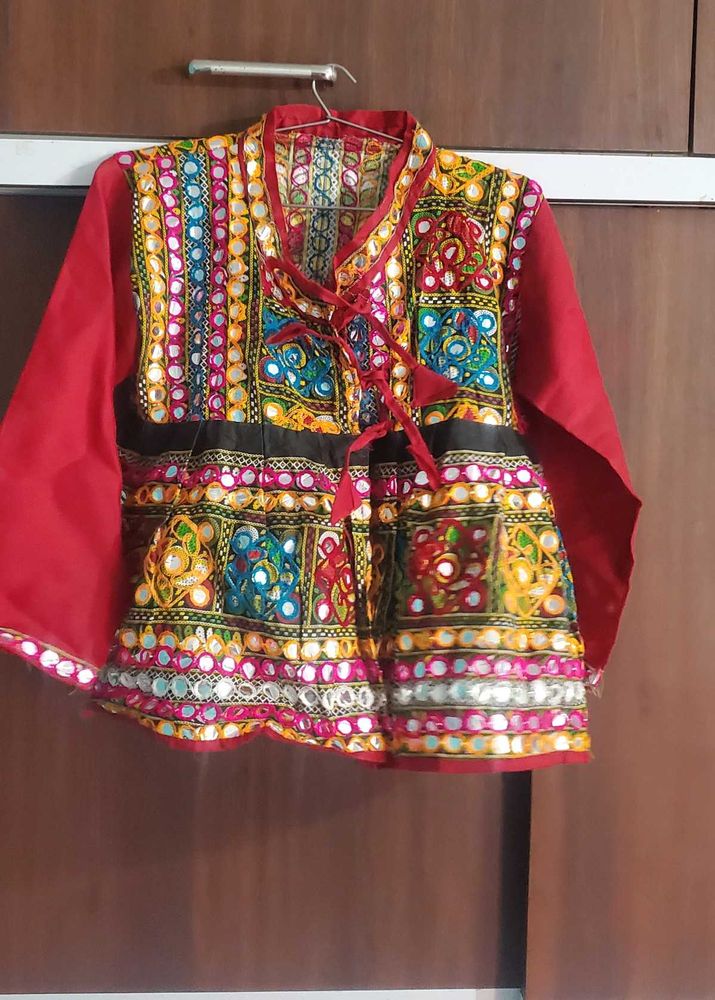 Embroidered Mirror Work Blouse