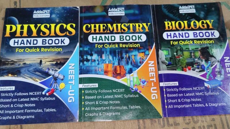 Adda247 NEET-UG Handbooks (Physics, Chemistry, Bio