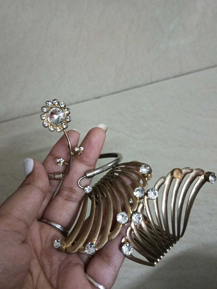 Unique Designer Cuff Bracelet set of 2