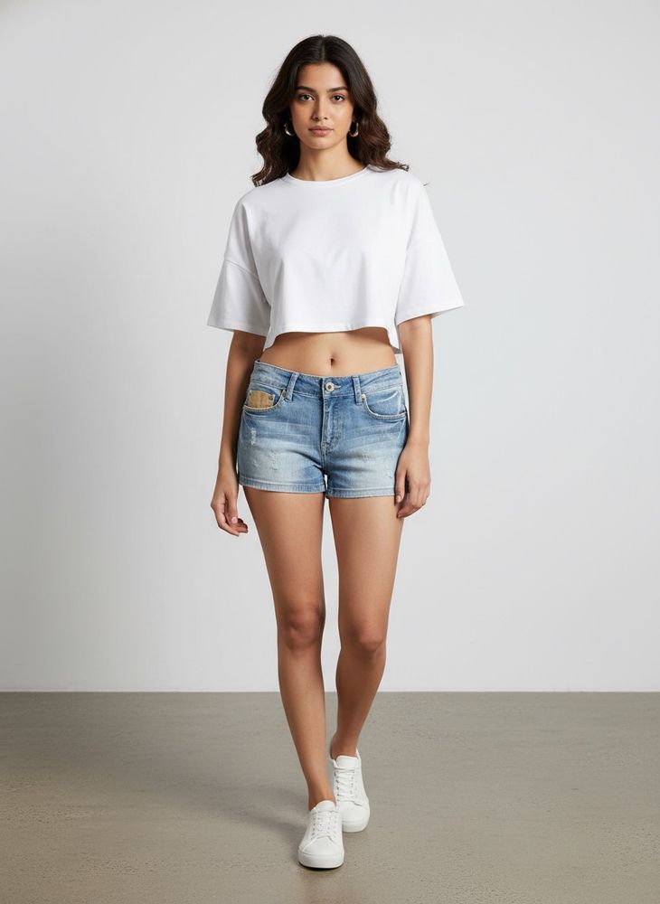 Denim Mini Shorts