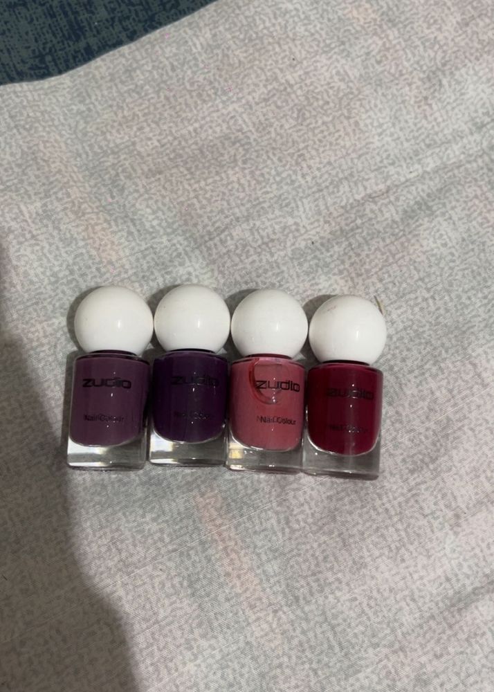 Zudio Nail Polish Set - Deep Berry Shades