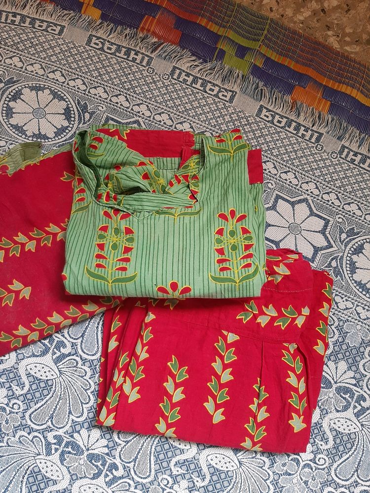 Cotton Dress Suit