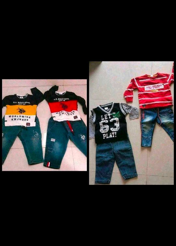 combo of 4 Boys Clothing Set