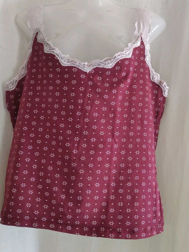Charming Floral Print Camisole