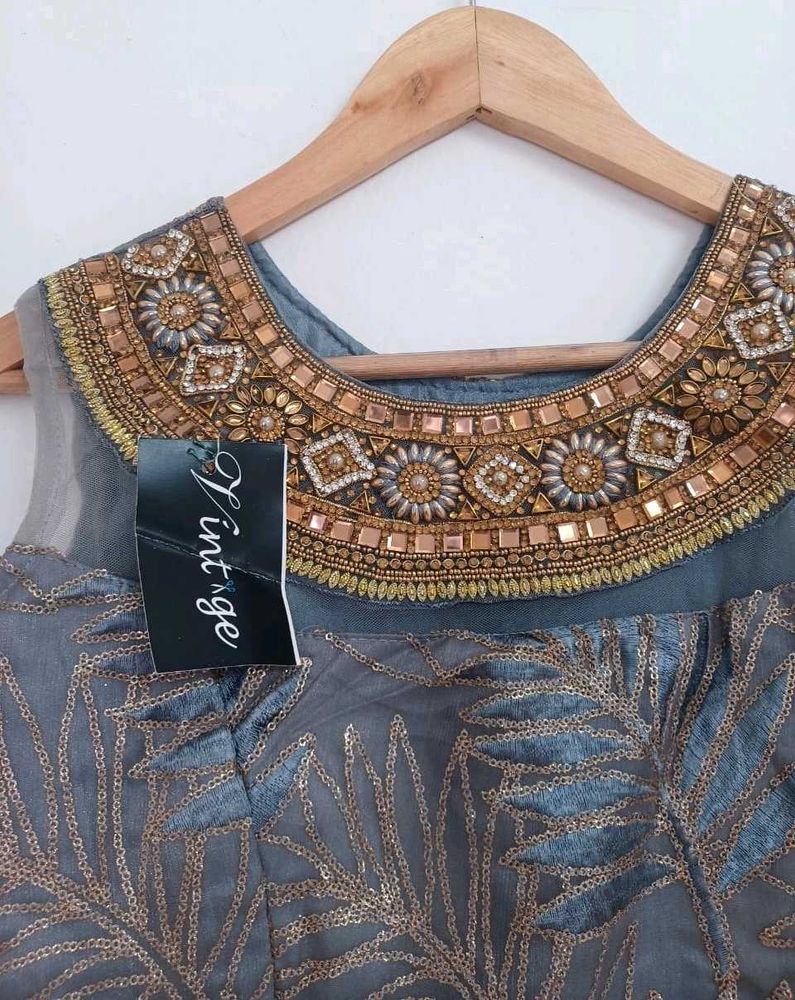 Gown With Dupatta