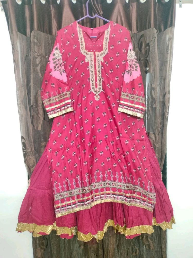 Cotton Flairy Gown