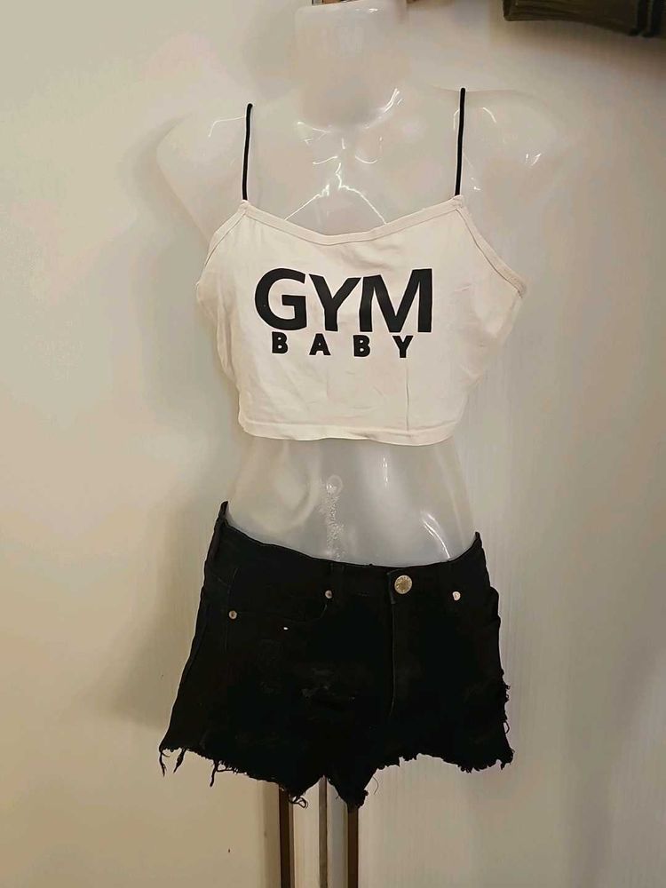 Gym Baby Crop Top