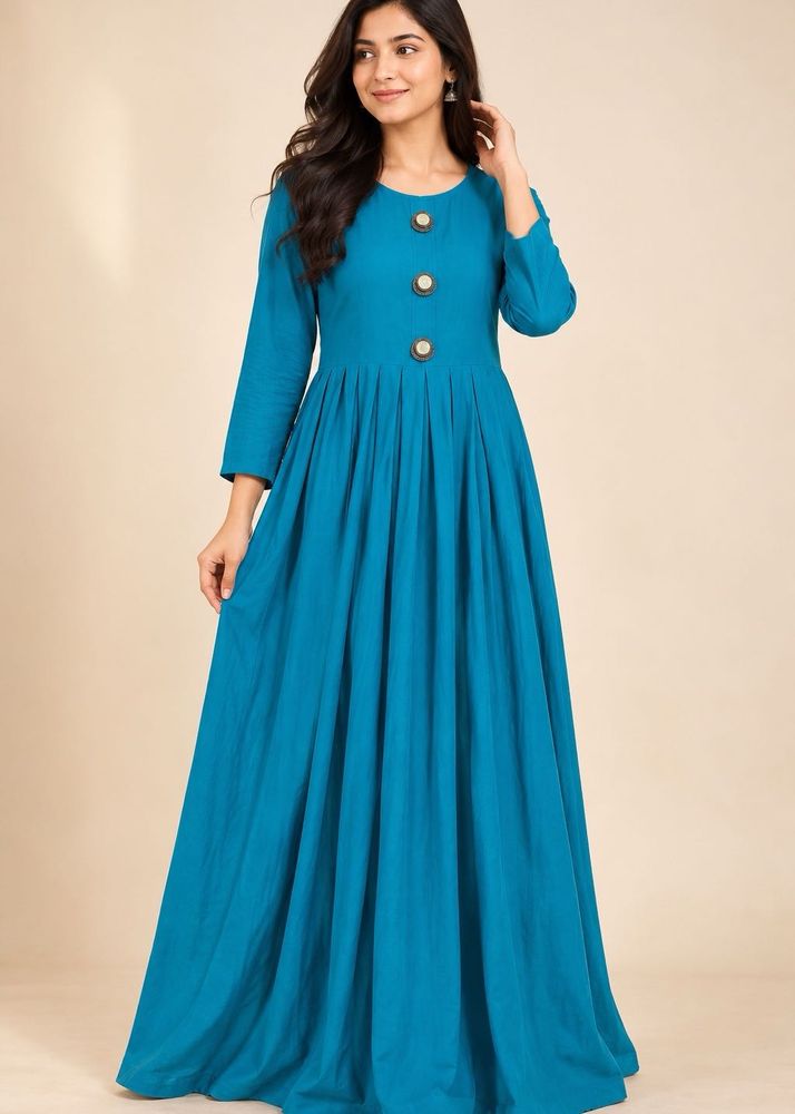 Beautiful Teal Anarkali Gown