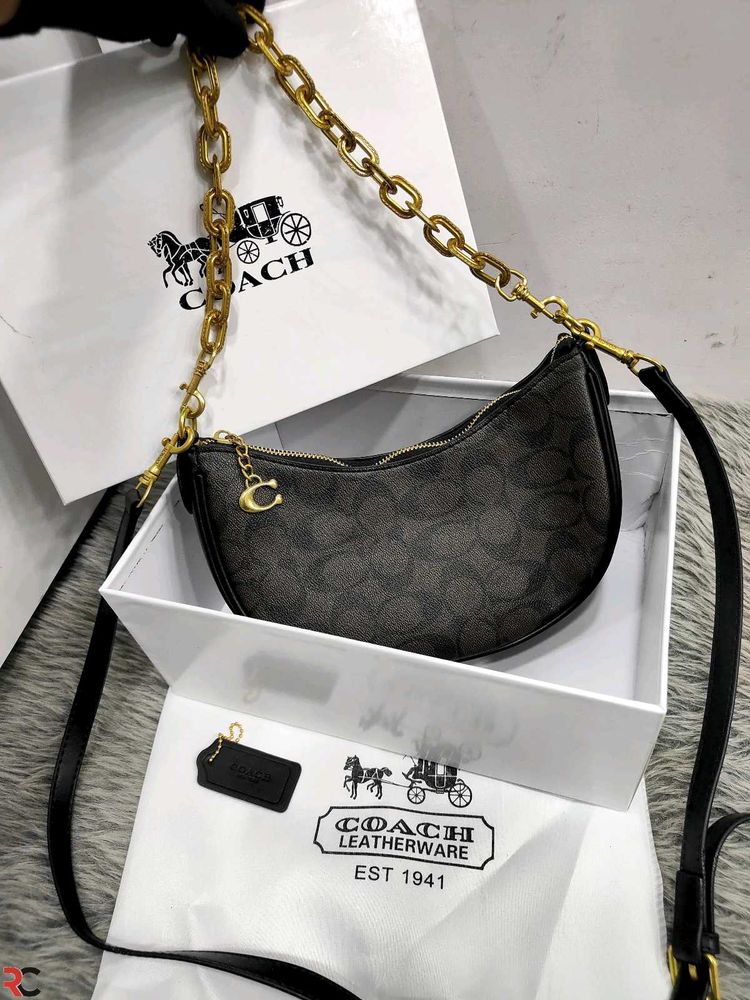 Coach Monogram Shoulder Bag