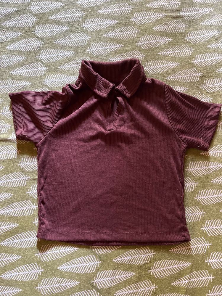 Brown Cropped Tshirt