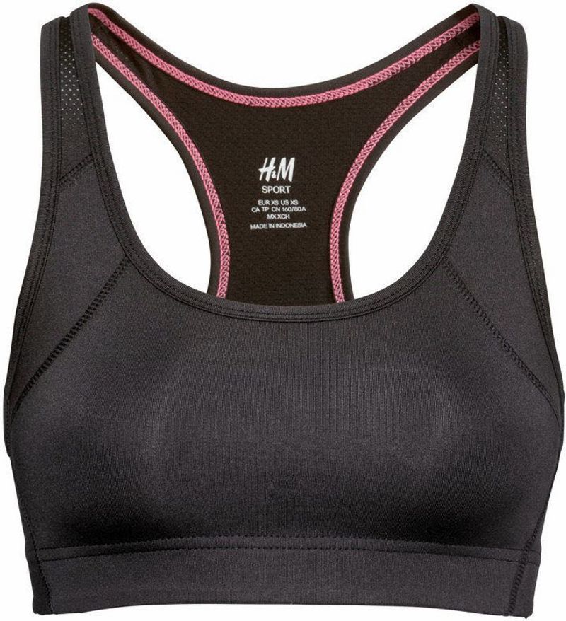 H&amp;M Sport Black Sports Bra