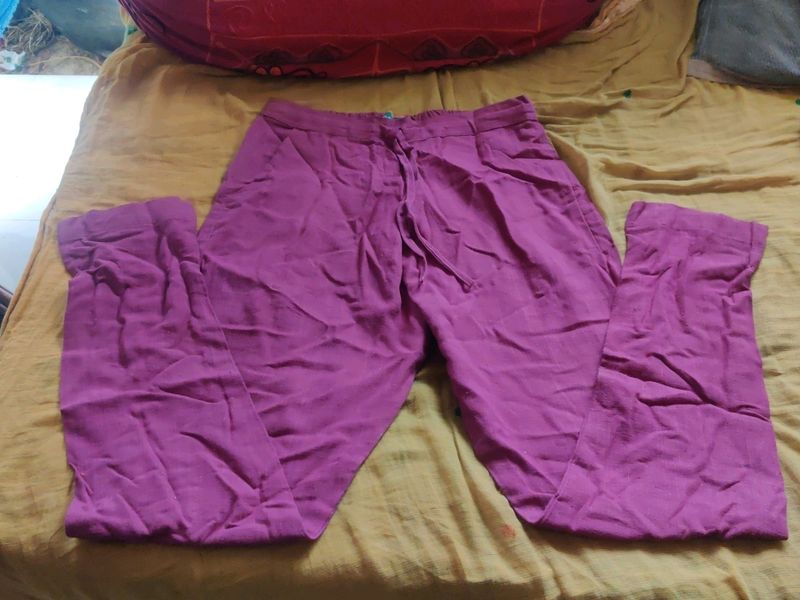 Khadi Pure Cotton Pant - New Without Tag
