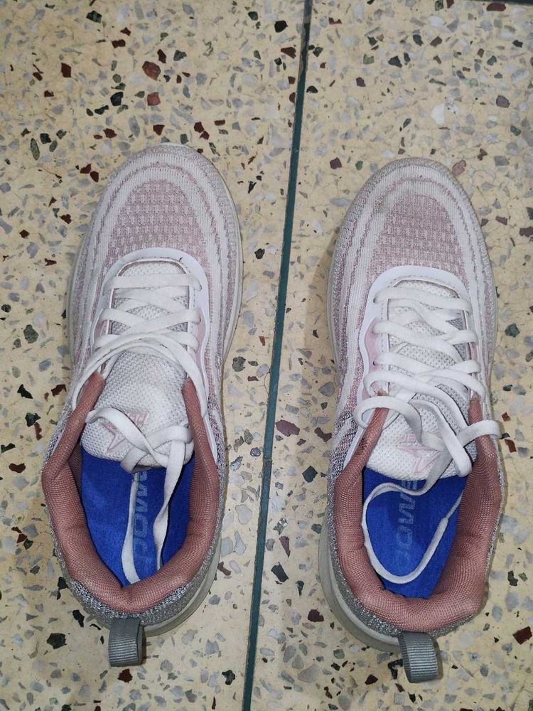 Power Pink &amp; White Sneakers size 5