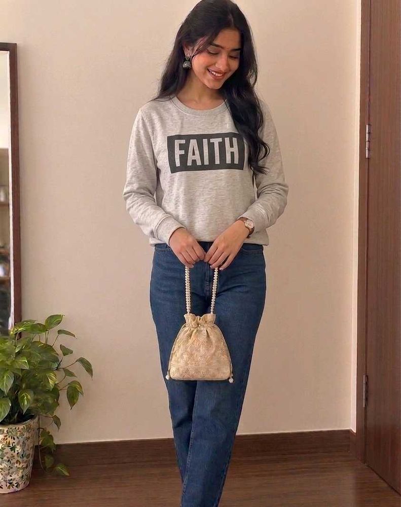 FAITH Graphic Long Sleeve Top