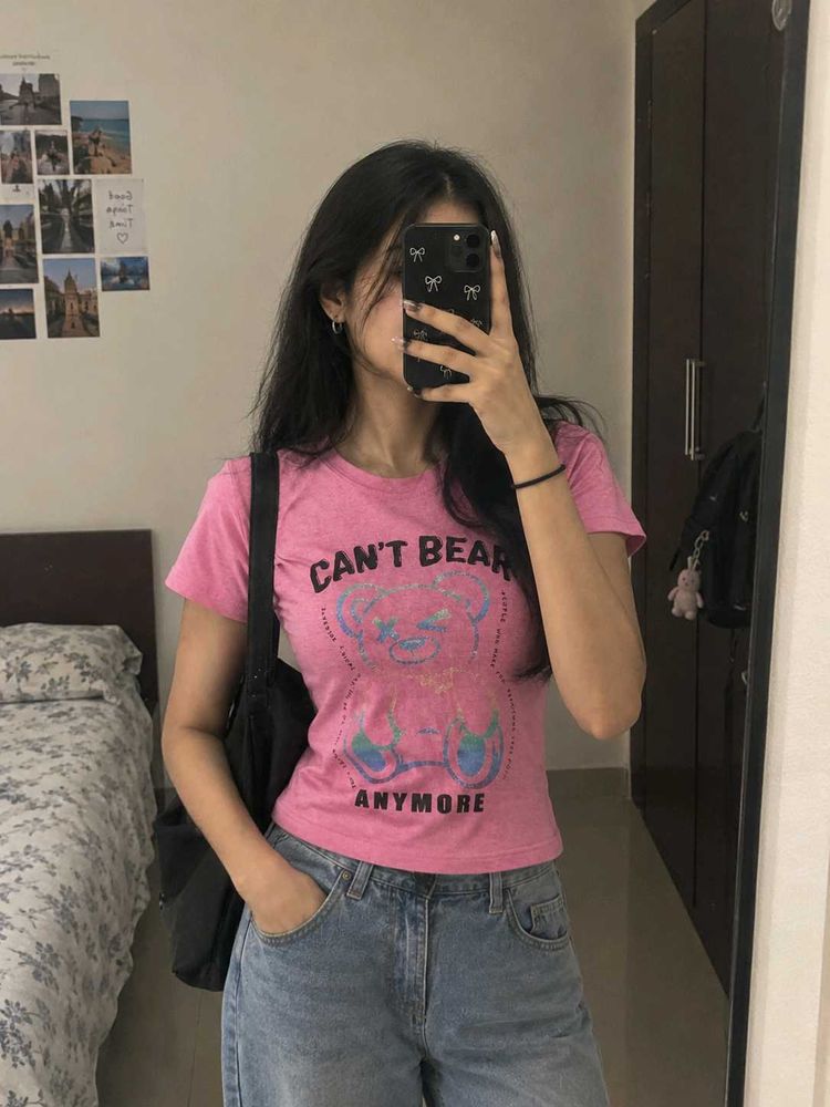 Cute Teddy Bear Graphic Tee