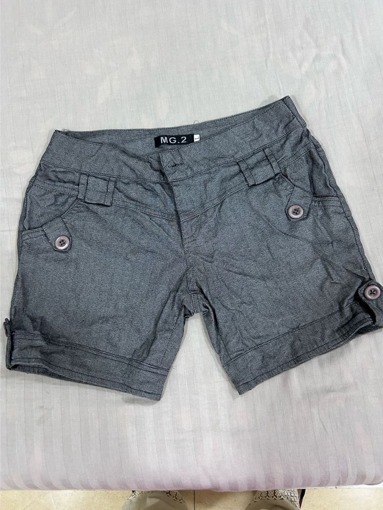 Stylish Grey Shorts for Women