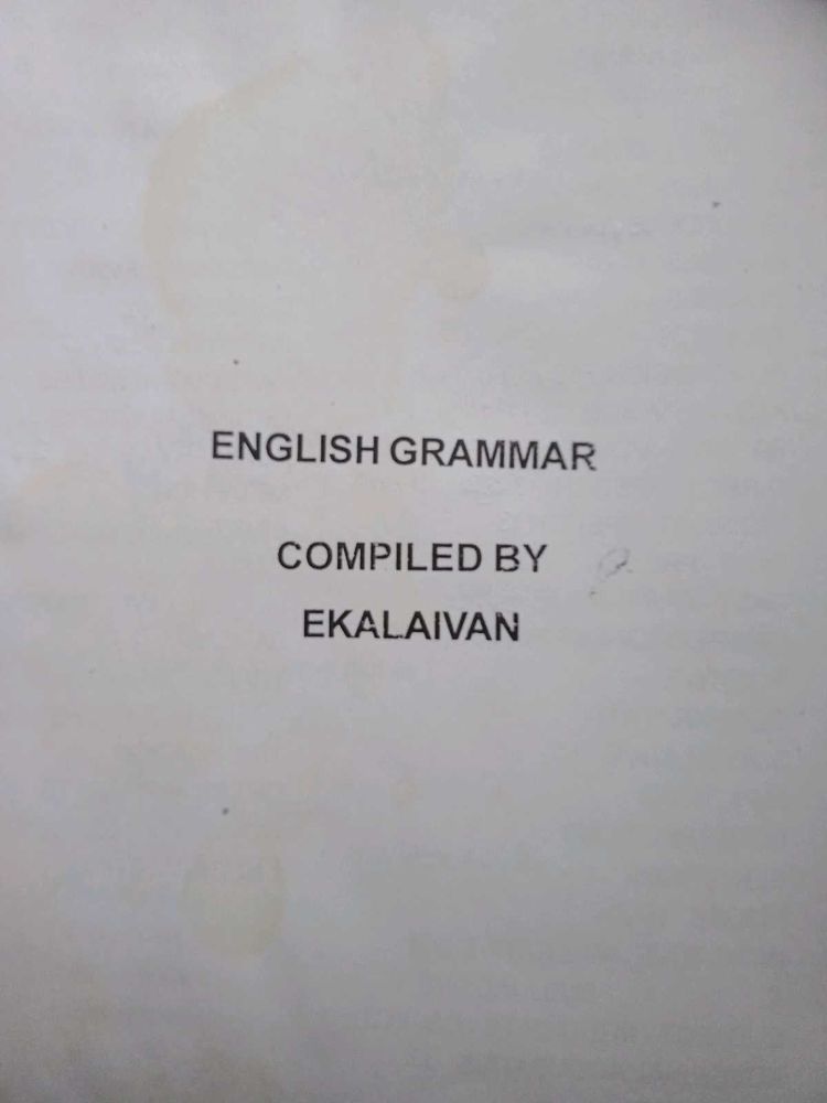 English Grammar Book