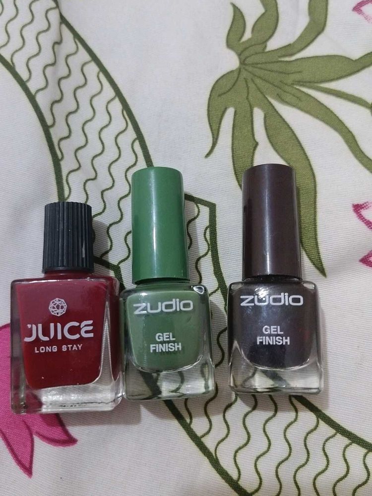 3 Nail Polish Bottles