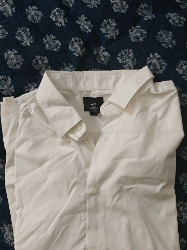 Classic White H&amp;M Men's Shirt