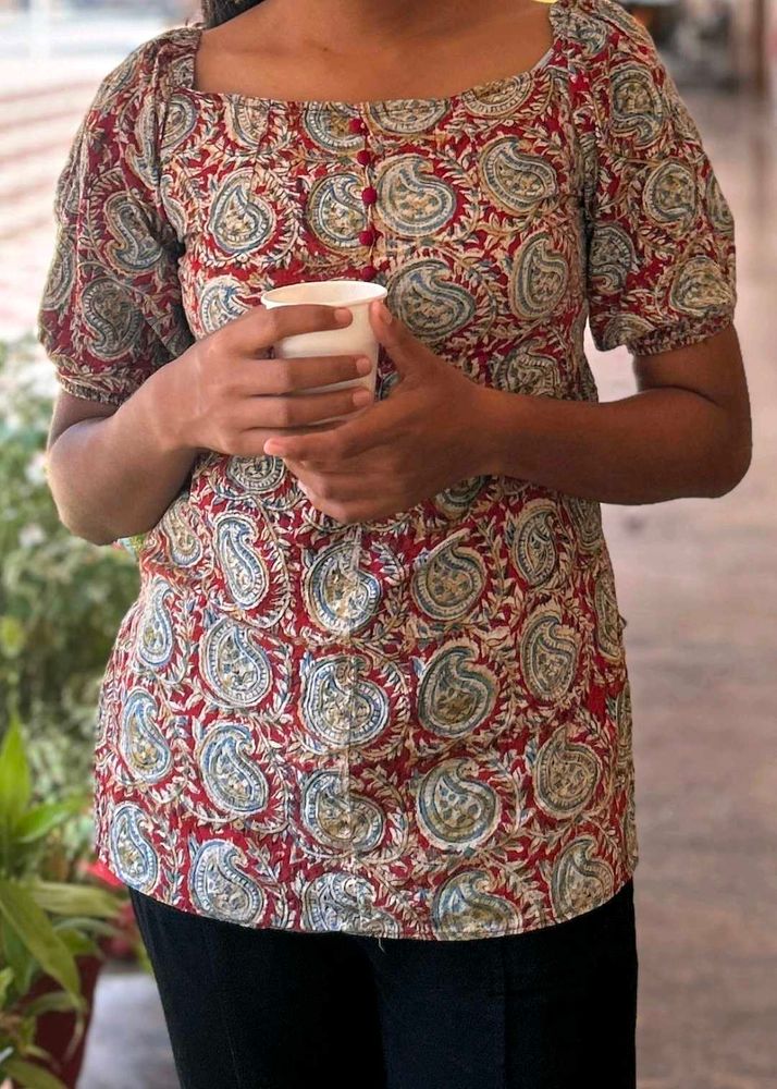 Bohemian Paisley Print Kurta
