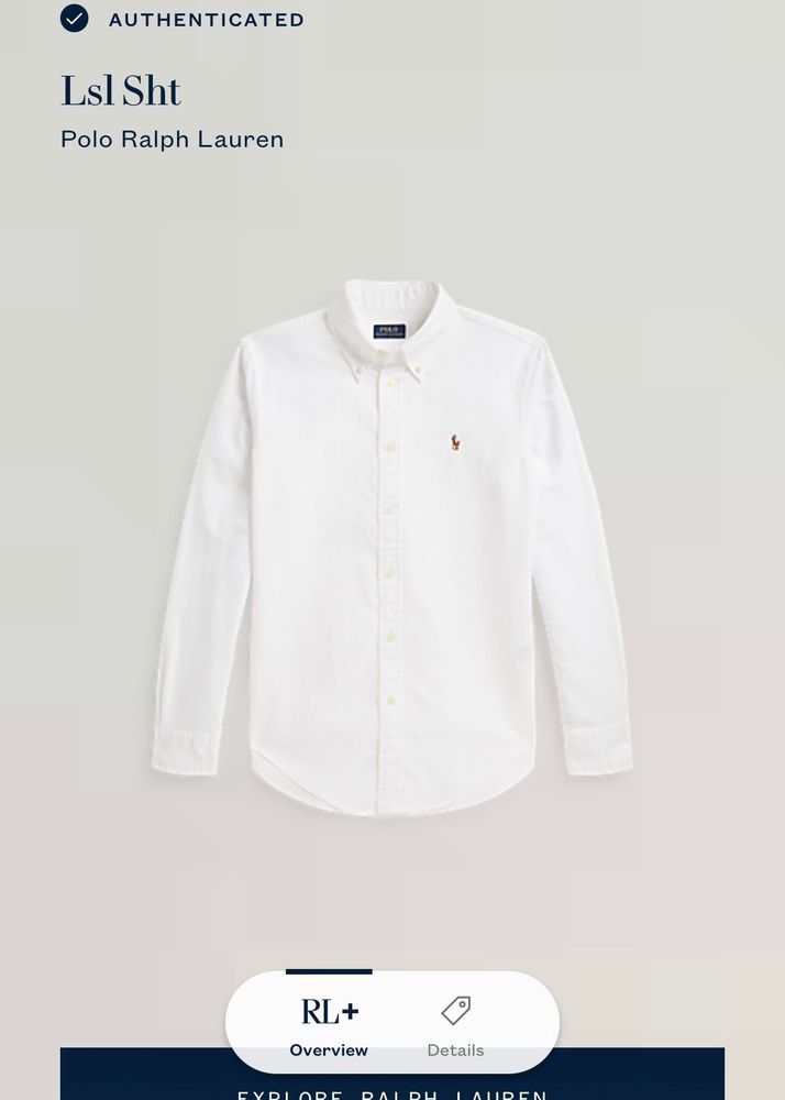 Polo Ralph Lauren Classic White Shirt