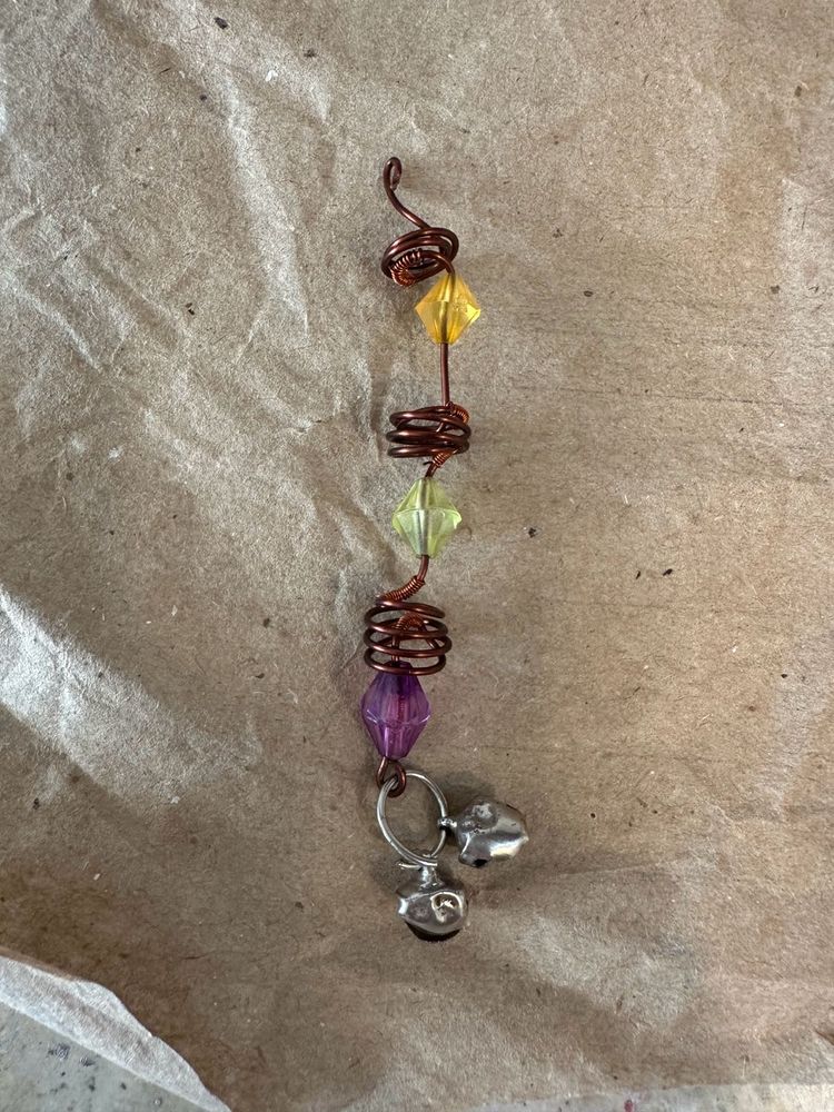 Handmade Wire Wrapped Charm Pendant