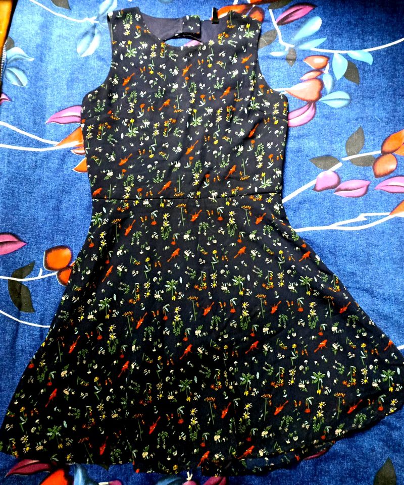 Cute Floral Short Dress