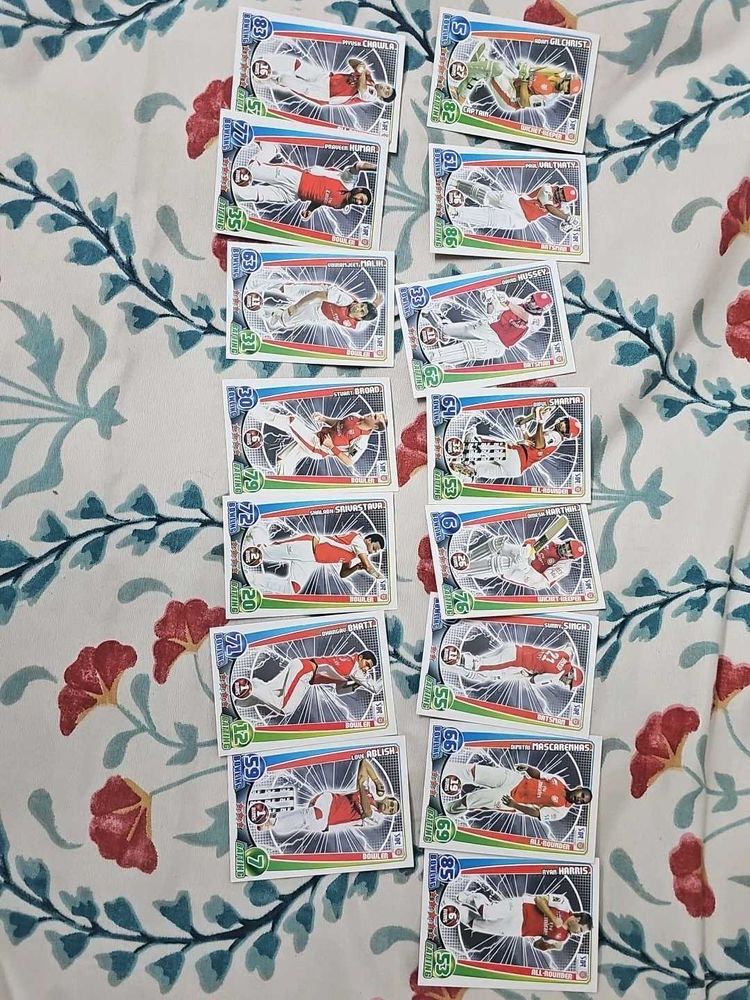 2012 Topps Cricket Attax Punjab Kings