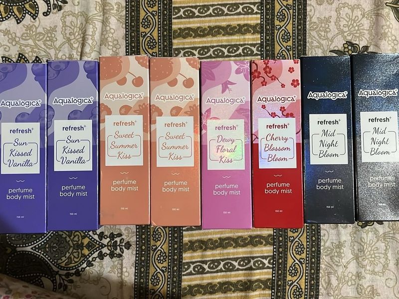 Aqualogica Perfume Body Mist Collection