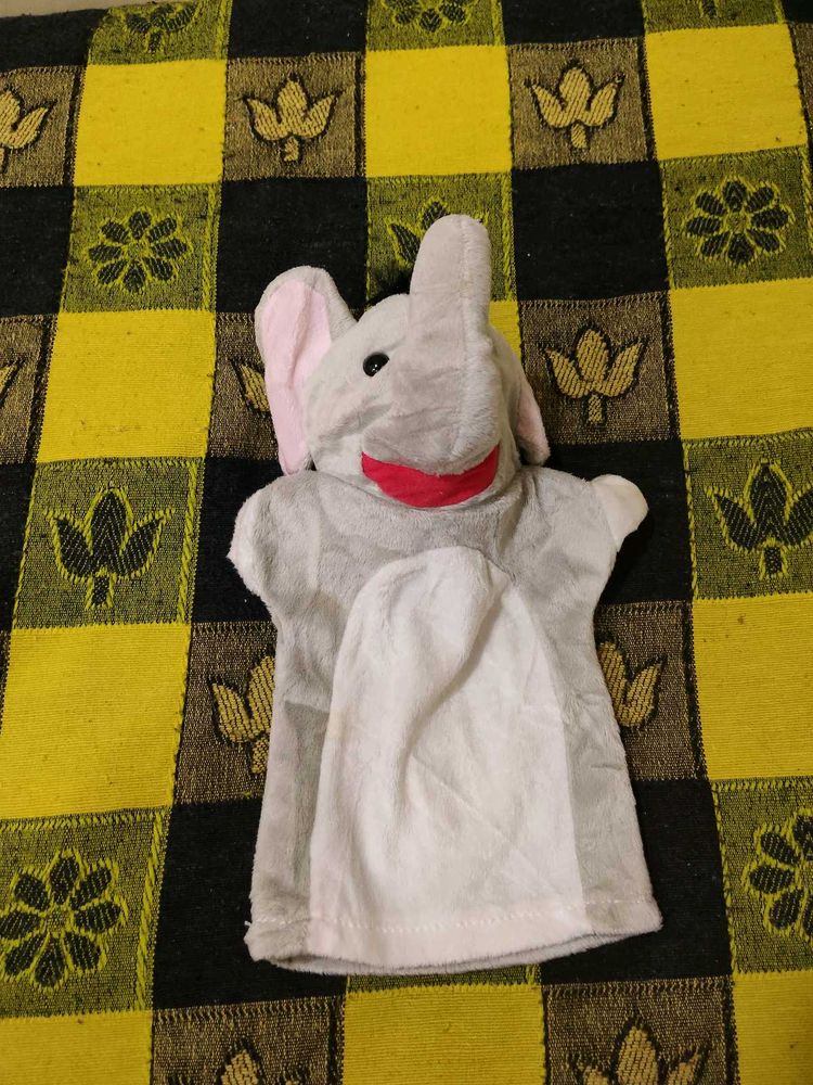 Cute Elephant Hand Puppet