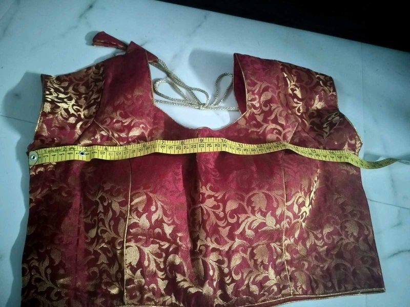 Elegant Brocade Blouse