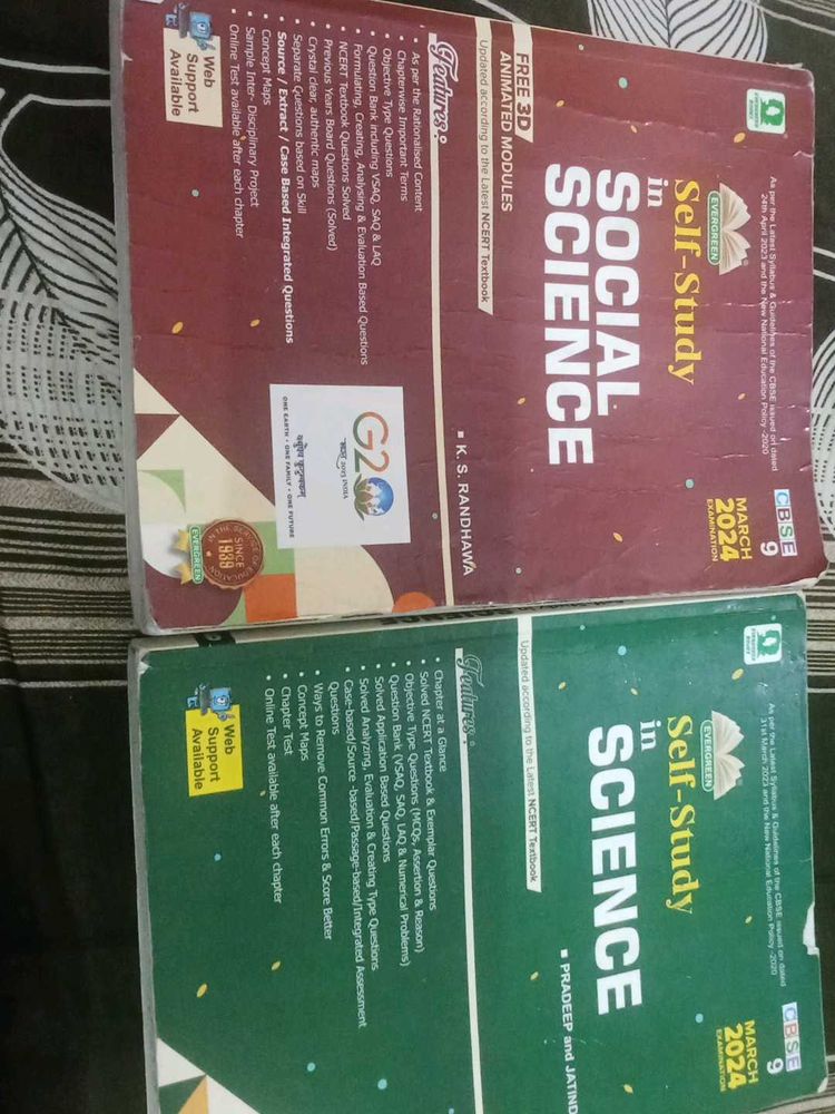Set of two books class 9th