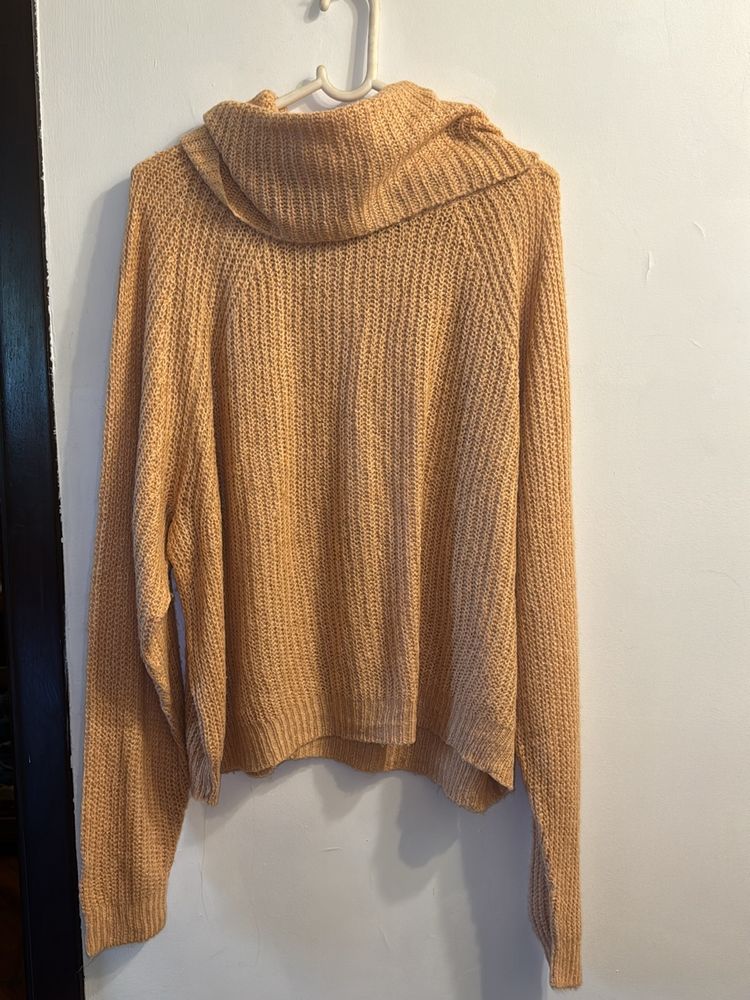 Wheat Coloured Oversized Neck