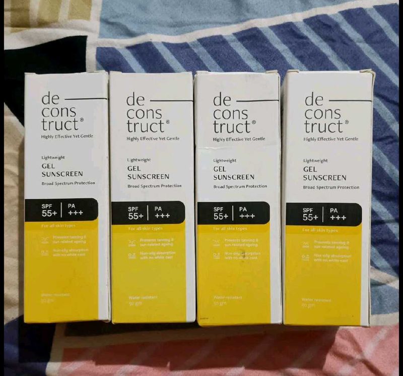 (Pack of 4) Deconstruct Gel Sunscreen SPF 55+