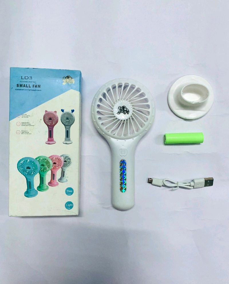 Brand New👉Portable Mini Fan With Mobile Stand 🛒