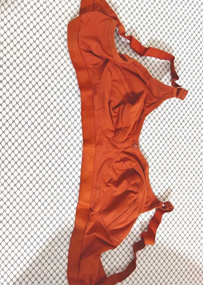 Comfortable Orange Bra
