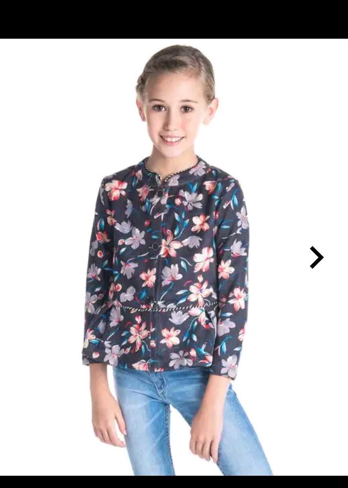 Cherry and Crumble Floral Print Girl's Jacket