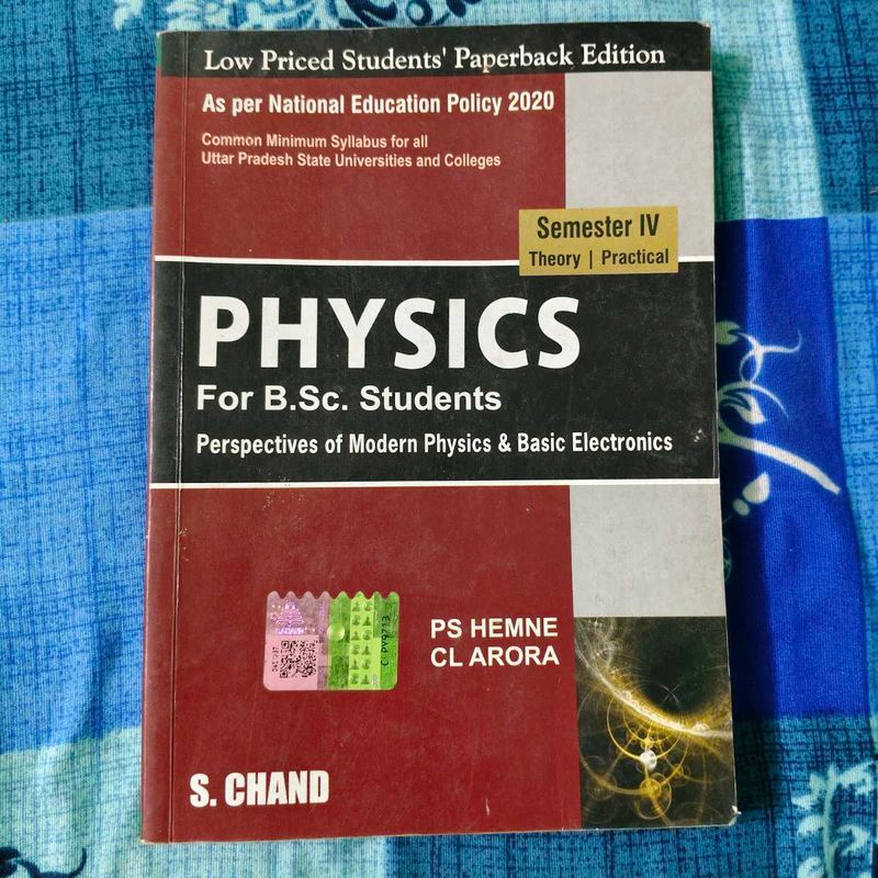 Physics for B.Sc. Students - Semester IV
