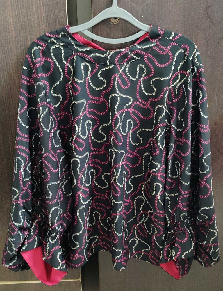 Vero Moda Black Printed Top