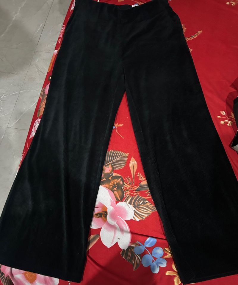 Black Wide Trouser
