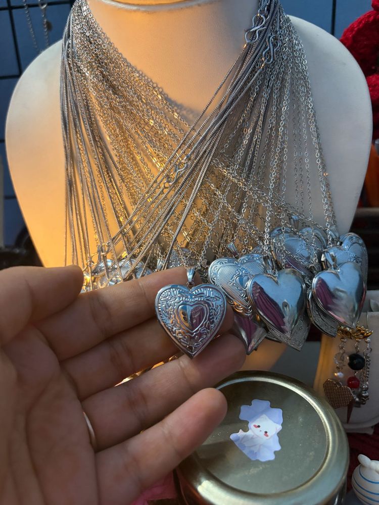Vintage Heart Locket Necklaces