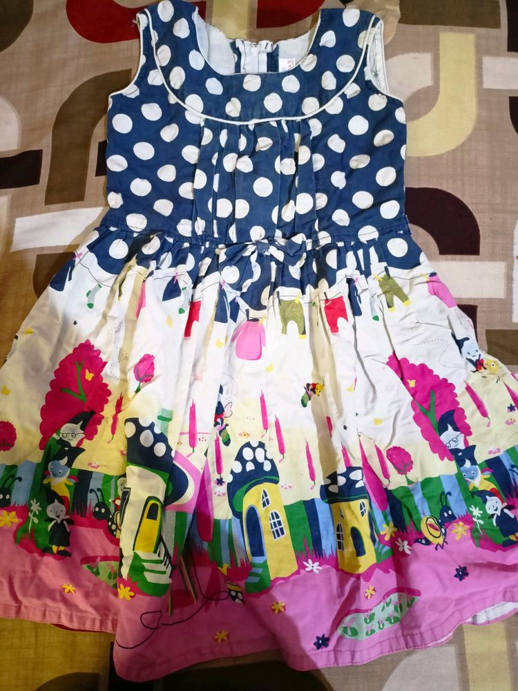 Cotton Frock For Kids
