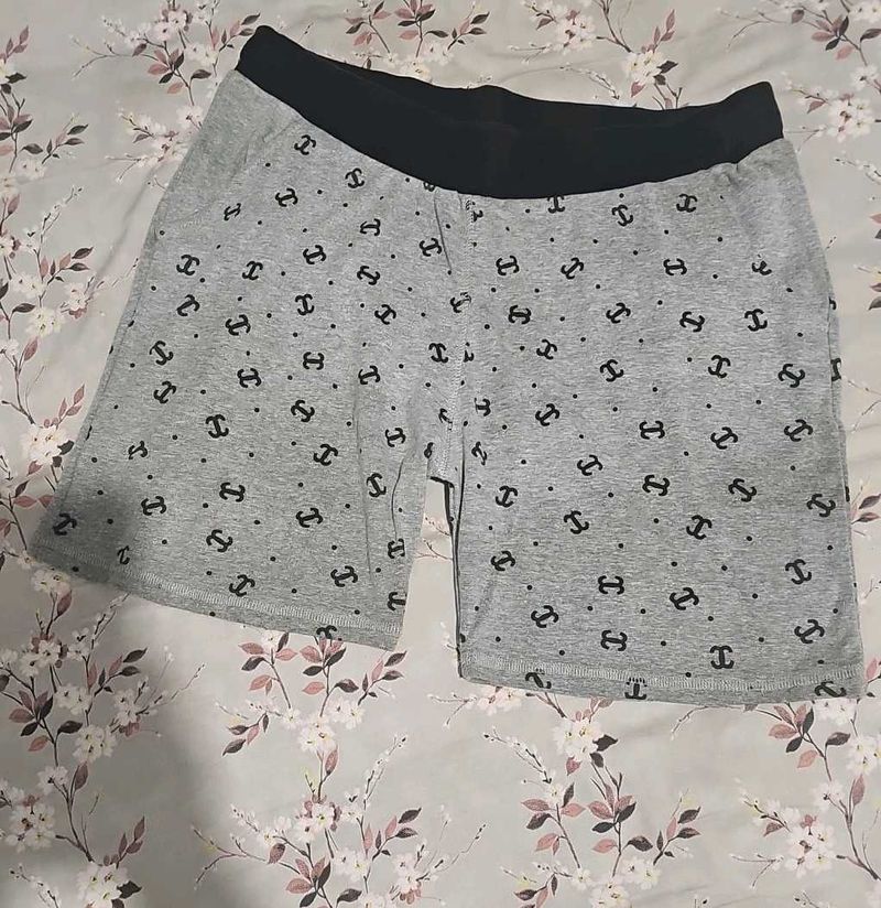 CC Pattern Grey Lounge Shorts