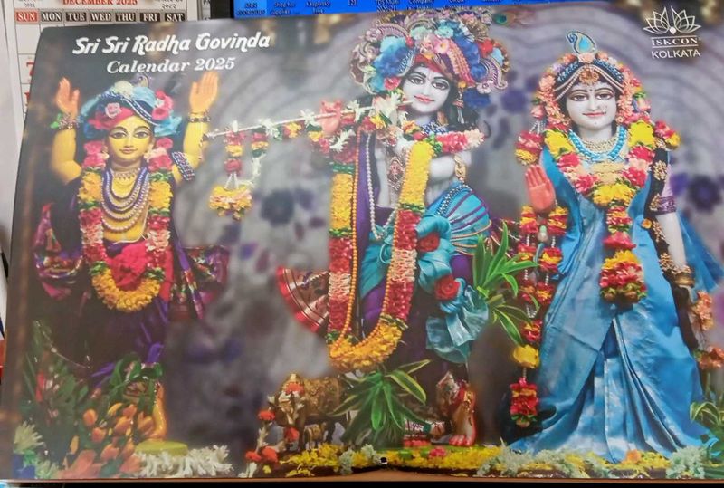 ISKON Radha Govinda 2025 Calendar