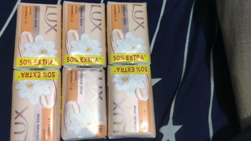 Lux soap pack of 6 piece
