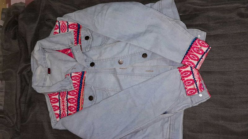 Embroidered Denim Jacket