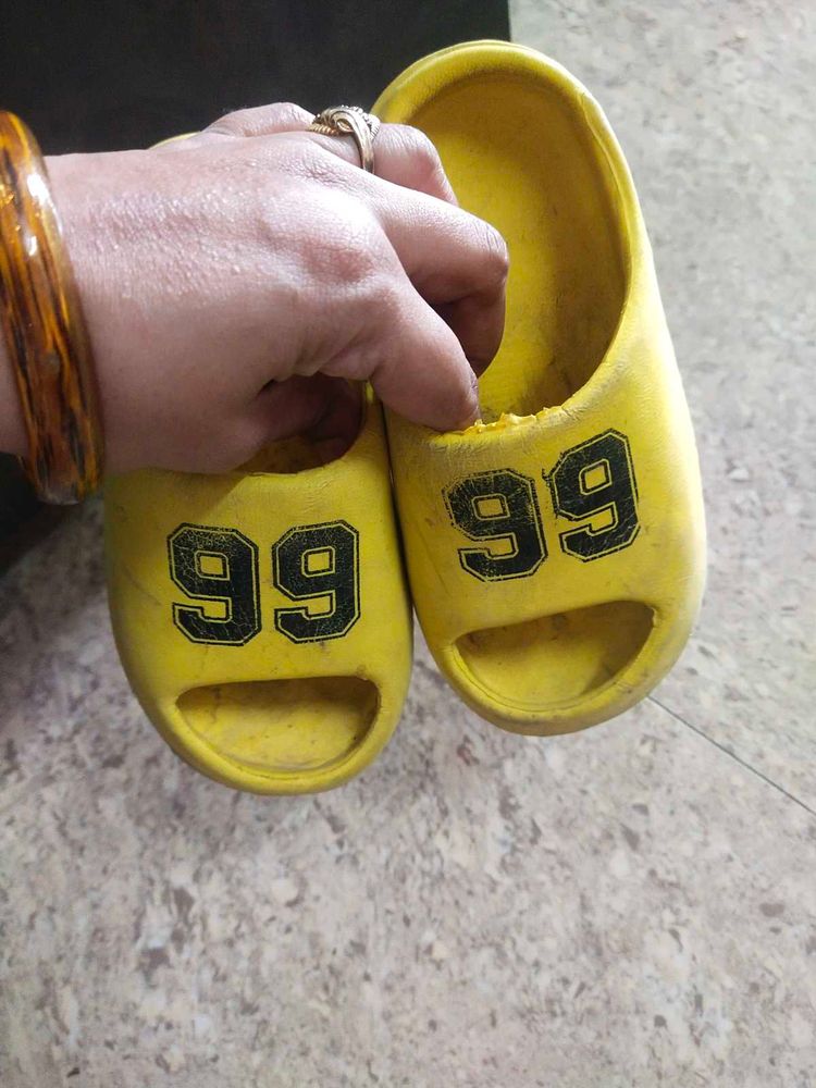 Beautiful Sandal Yellow Colour