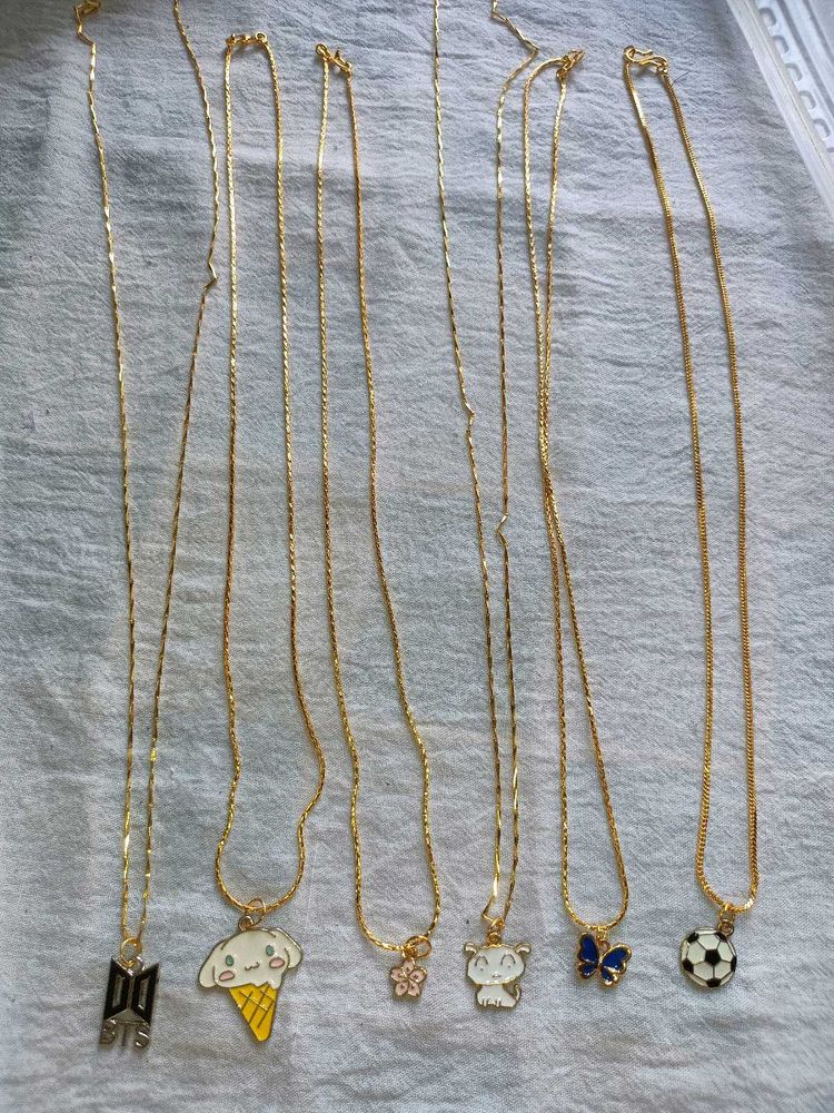 2-Cute Charm Necklaces
